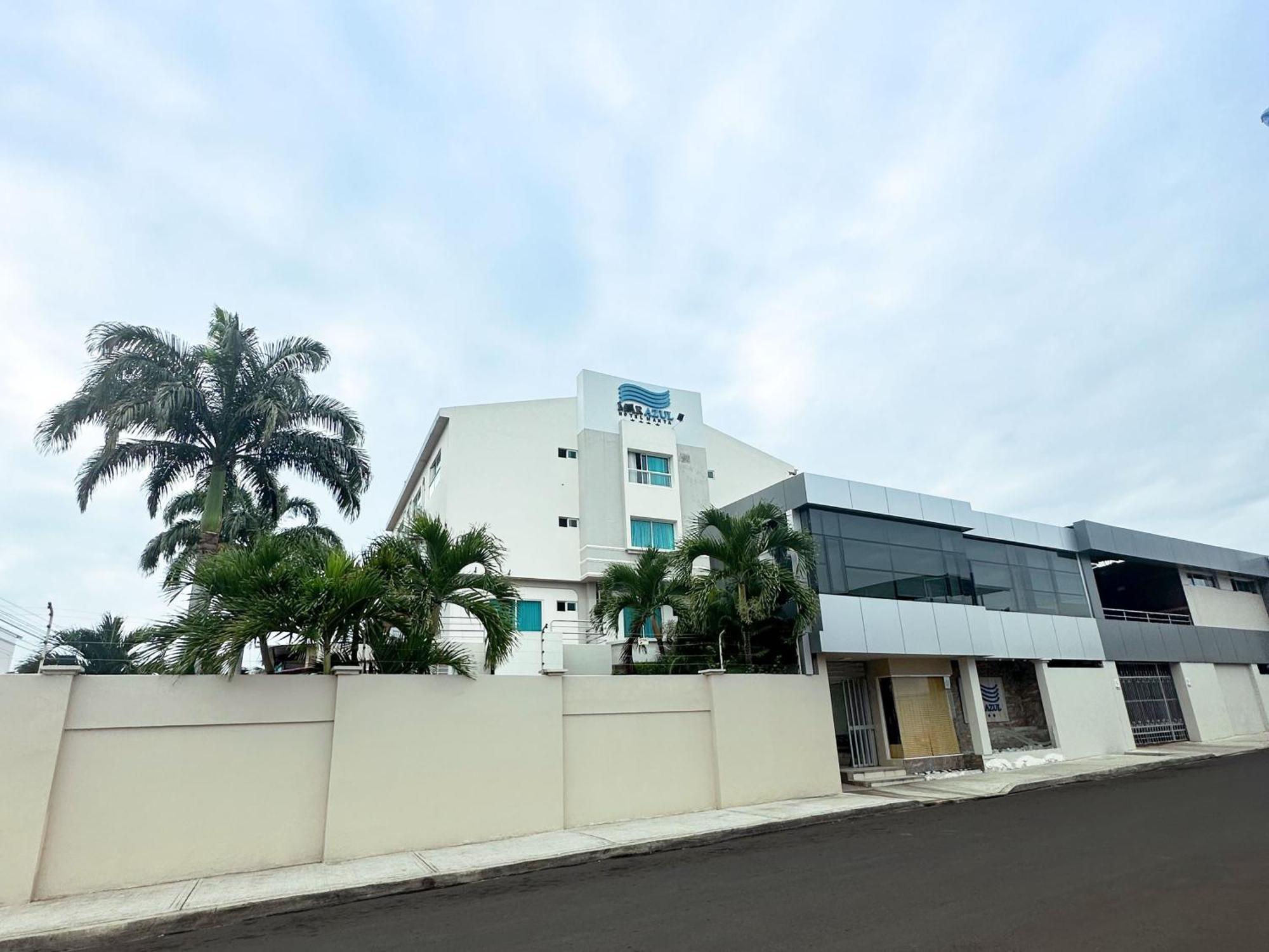 Hotel Mar Azul Manta Exterior foto